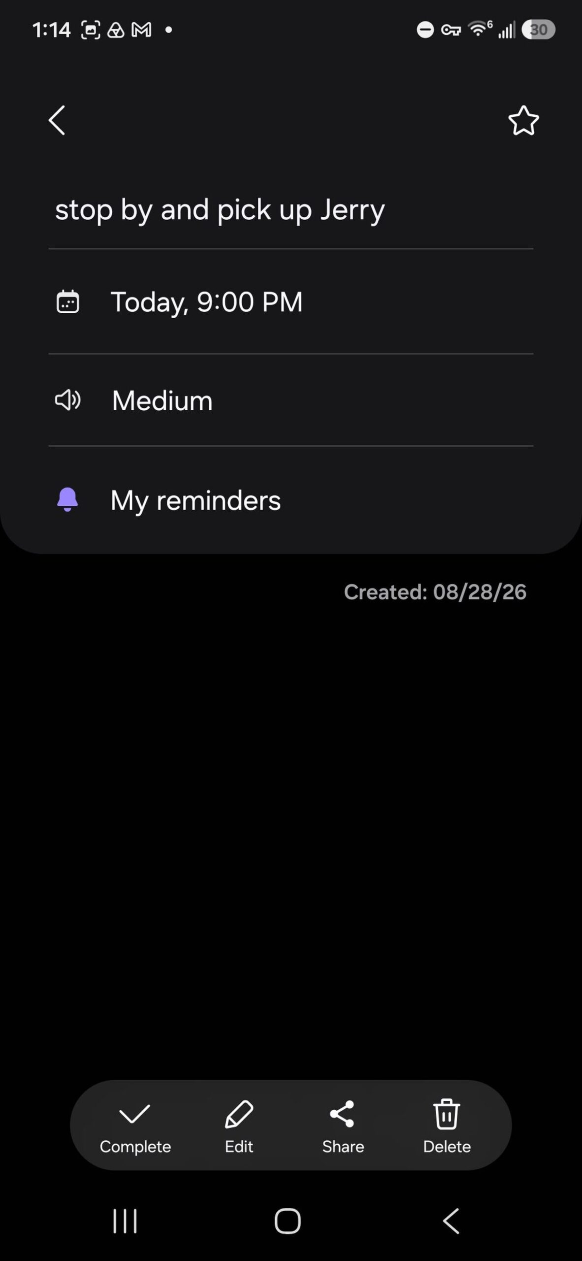 Samsung reminders gemini 1