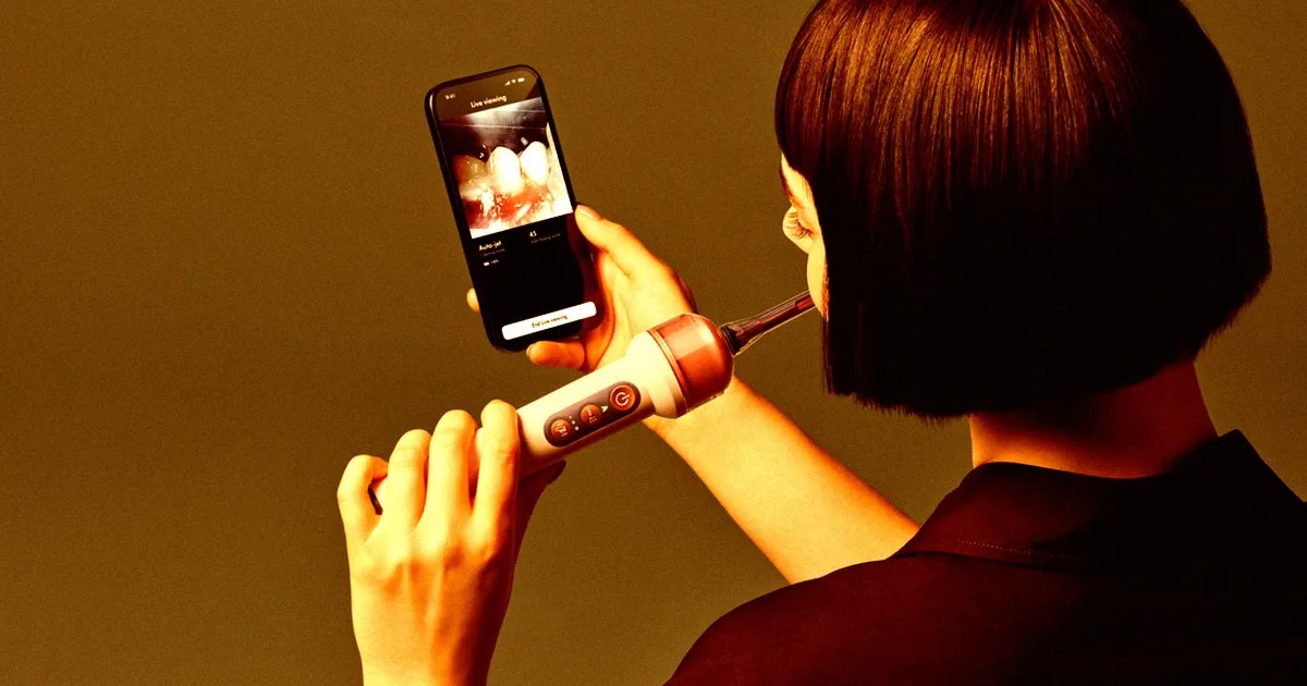 Dyson's New AI Toothbrush Conducts Video Surveillance on the Inside of Your Mouth
