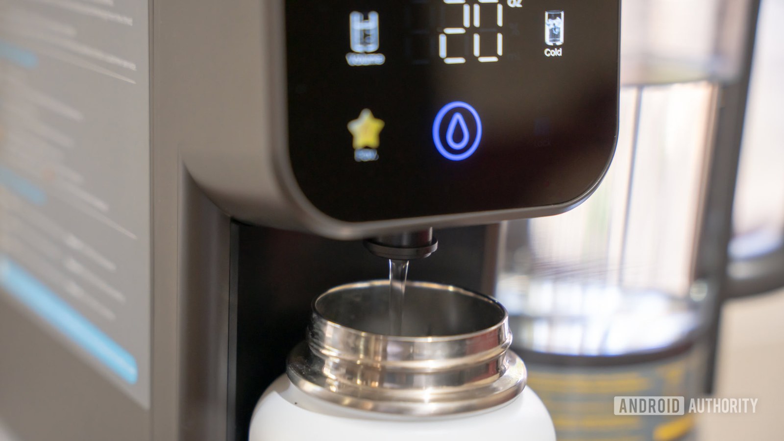 Waterdrop M6CG RO system dispensing water 5