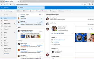 Outlook on the web inbox