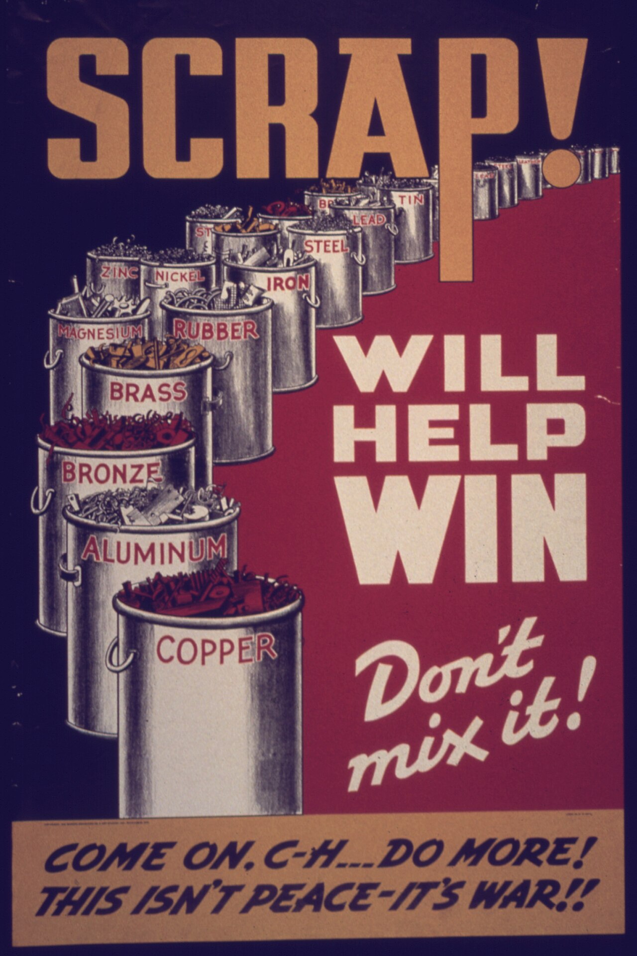 American poster from World War II