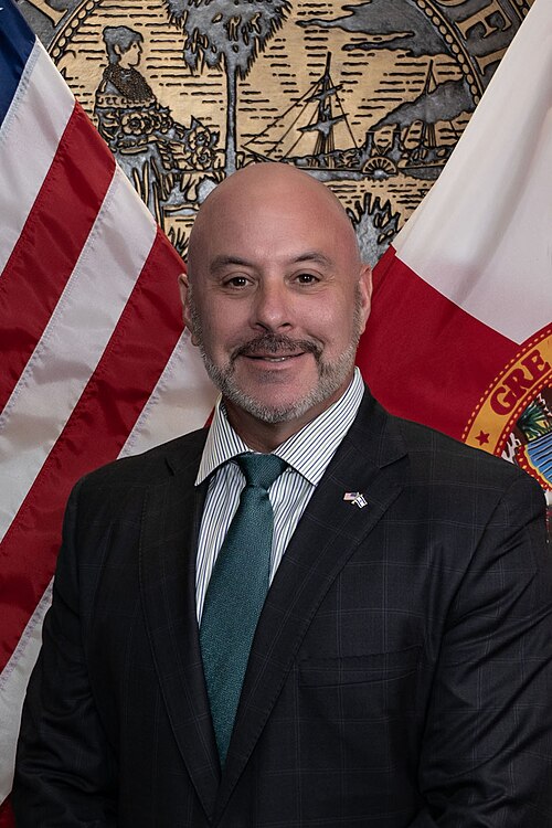 Official portrait of Chief Financial Officer Blaise Ingoglia