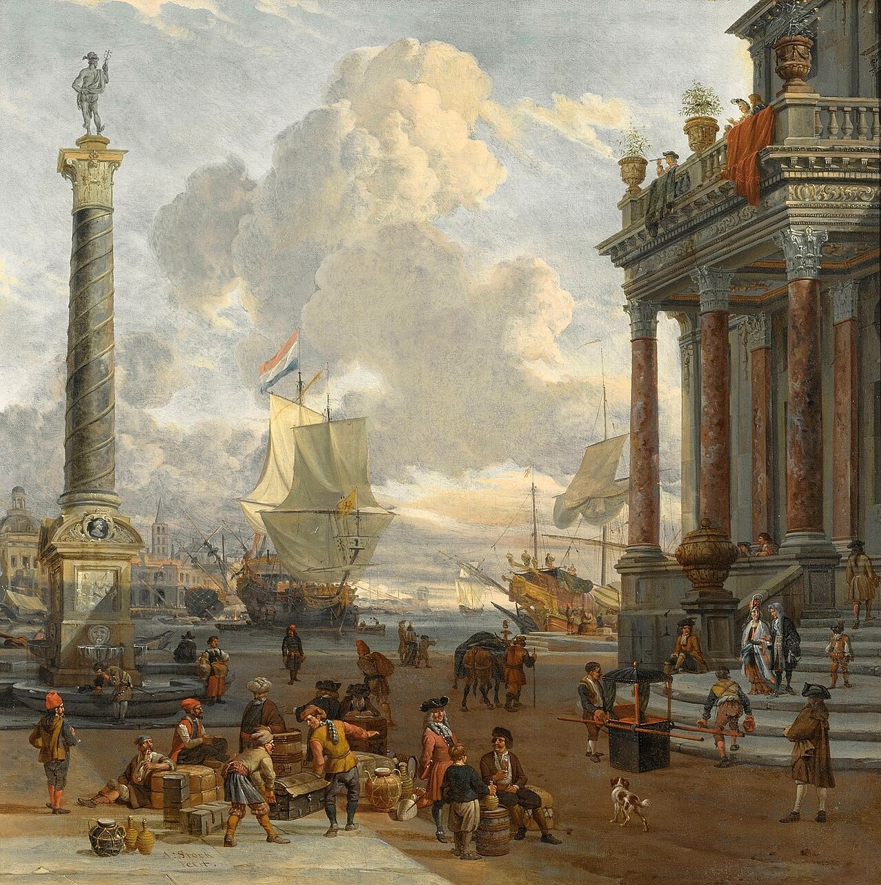 Storck Harbour scene
