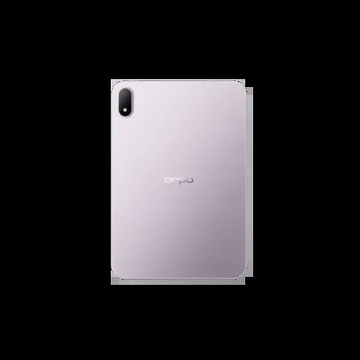 Rear view of the Oppo Pad Mini in purple