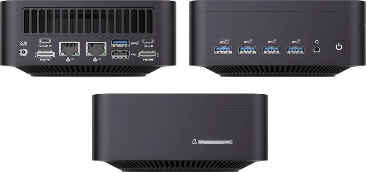 Port configuration of the mini PC
