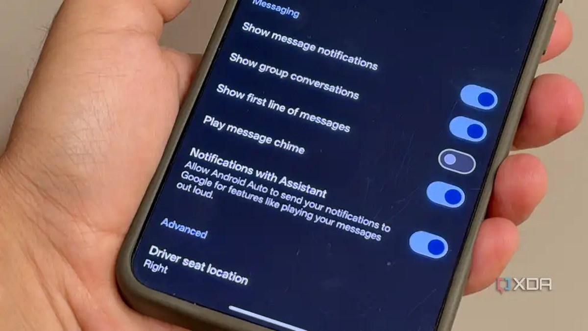 Play message chime Android Auto