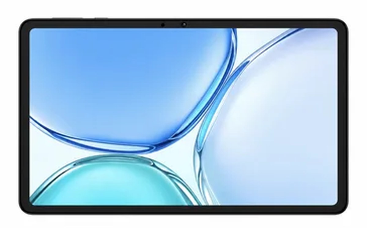 Honor Tablet X10 Mini front display with blue wallpaper.
