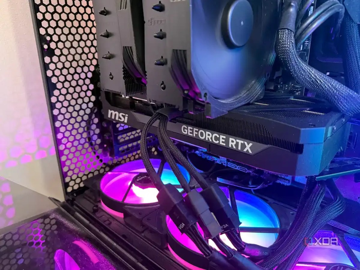 rtx-5080 installed in a PC
