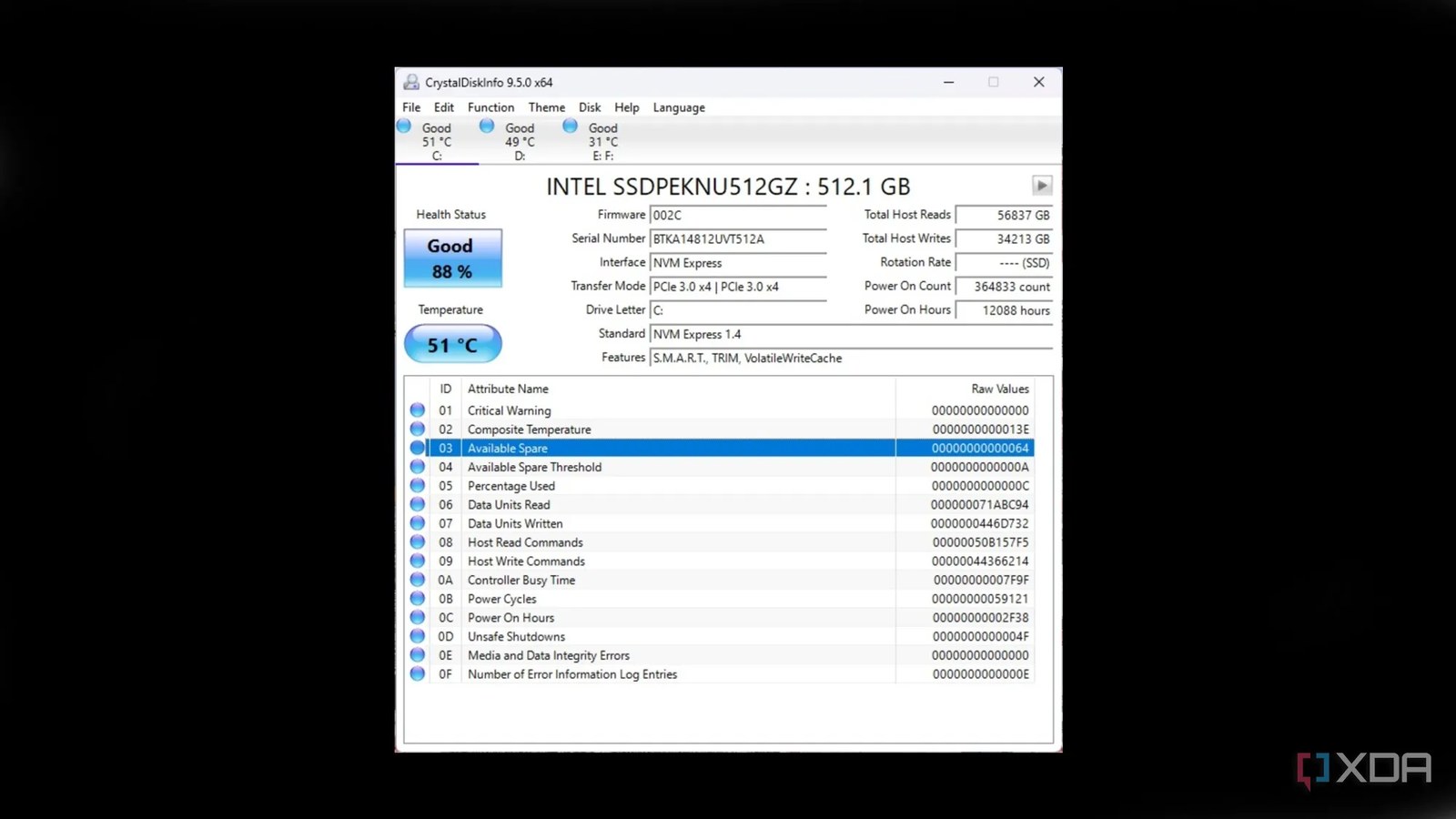 CrystalDiskInfo