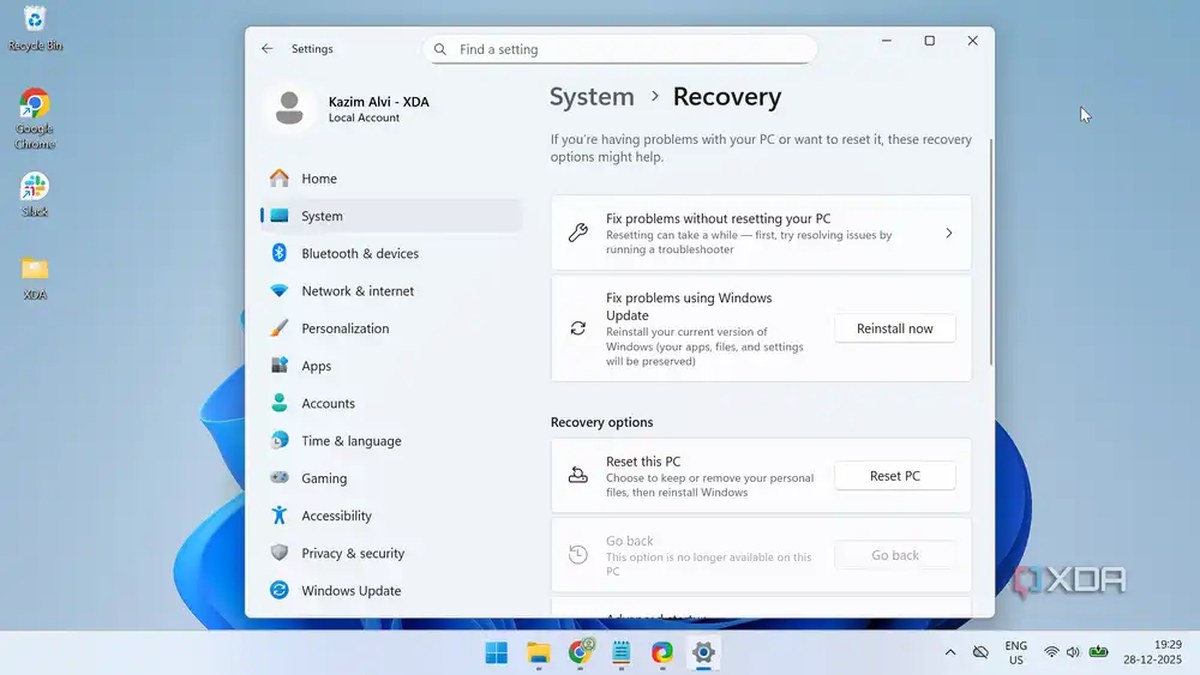 fix problems using Windows update to repair Windows 11