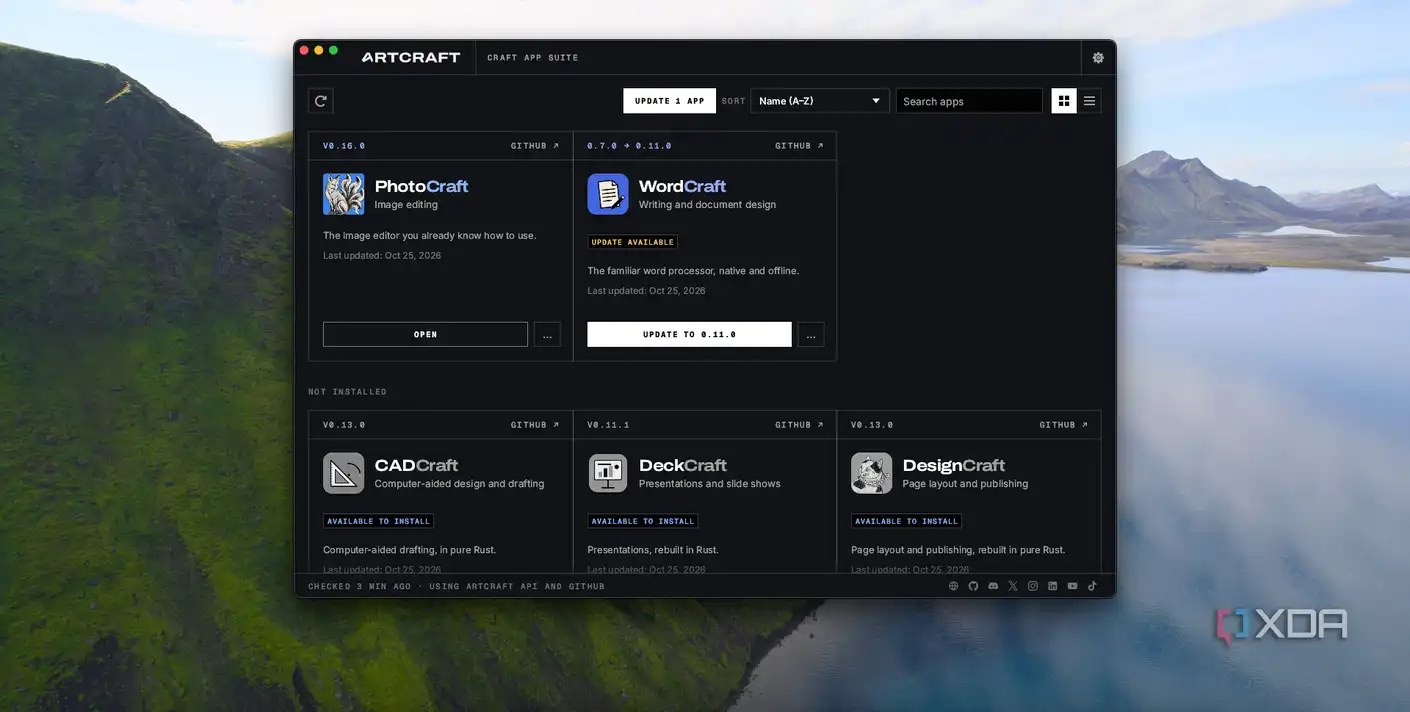 The ArtCraft Launcher