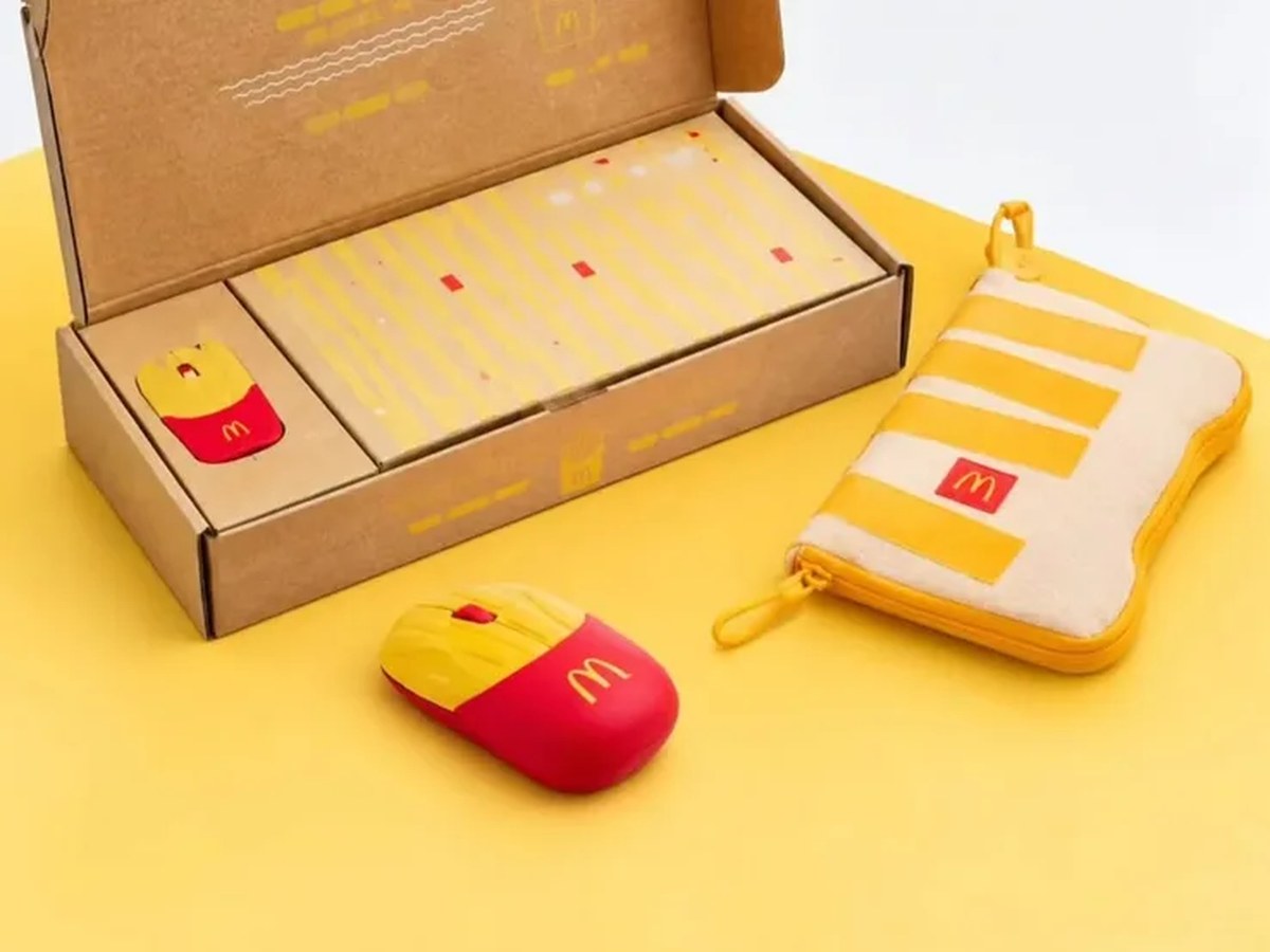Limited-edition McDonald's Fry Mark mouse is made from recycled Happy Meals