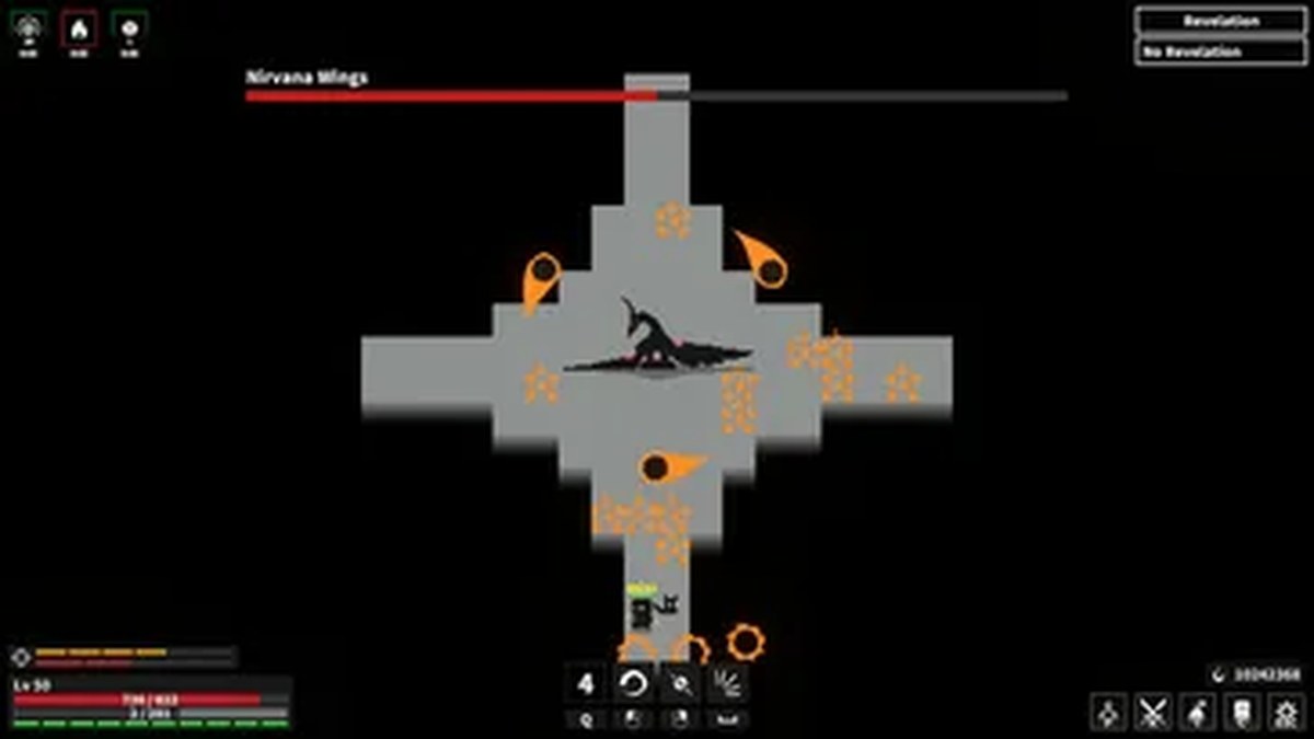 Battles take place in small, enclosed arenas. (Pictured: A screenshot from Dark Hunting Ground)