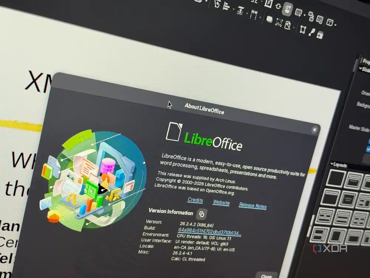 LibreOffice About section