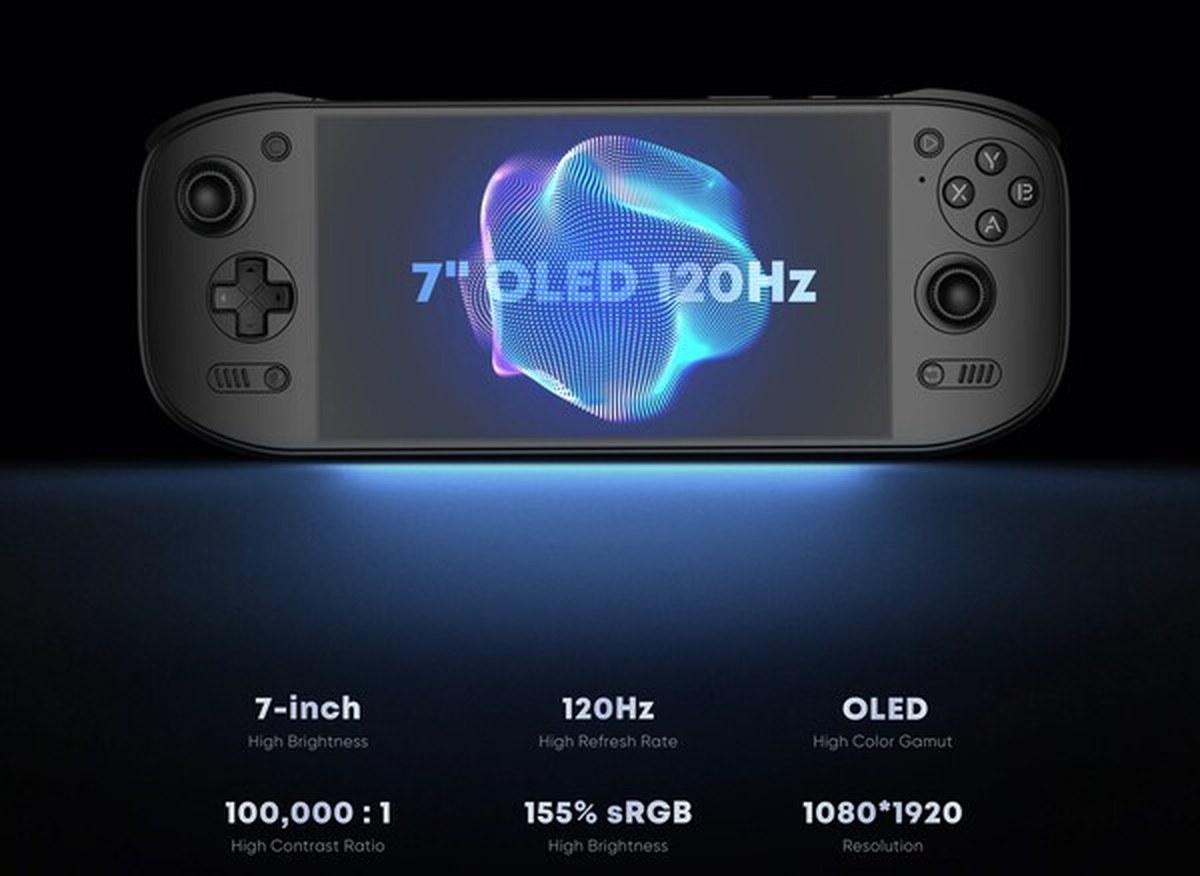 The Ayn Odin 3 Portal has a 7-inch OLED display.