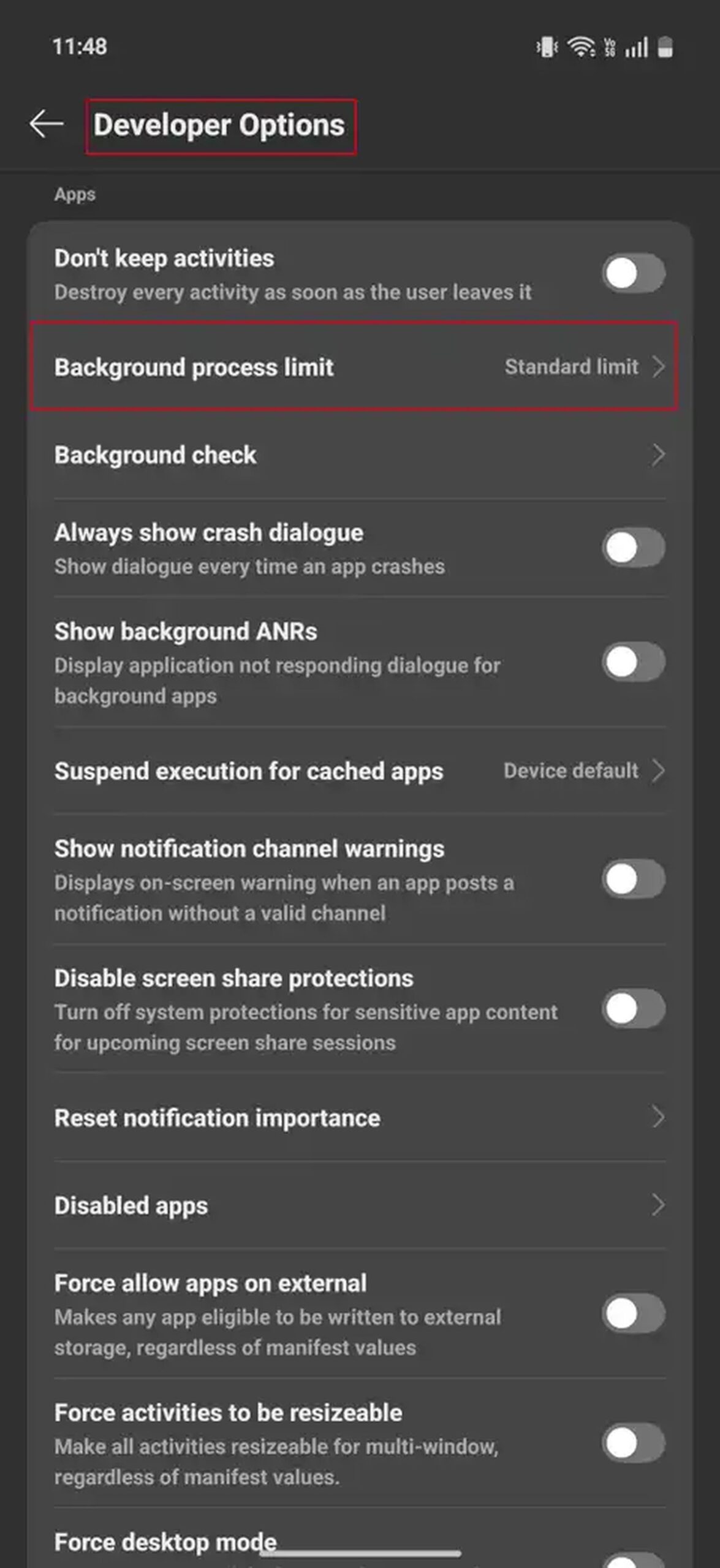 Android-developer-options-background-process-limit