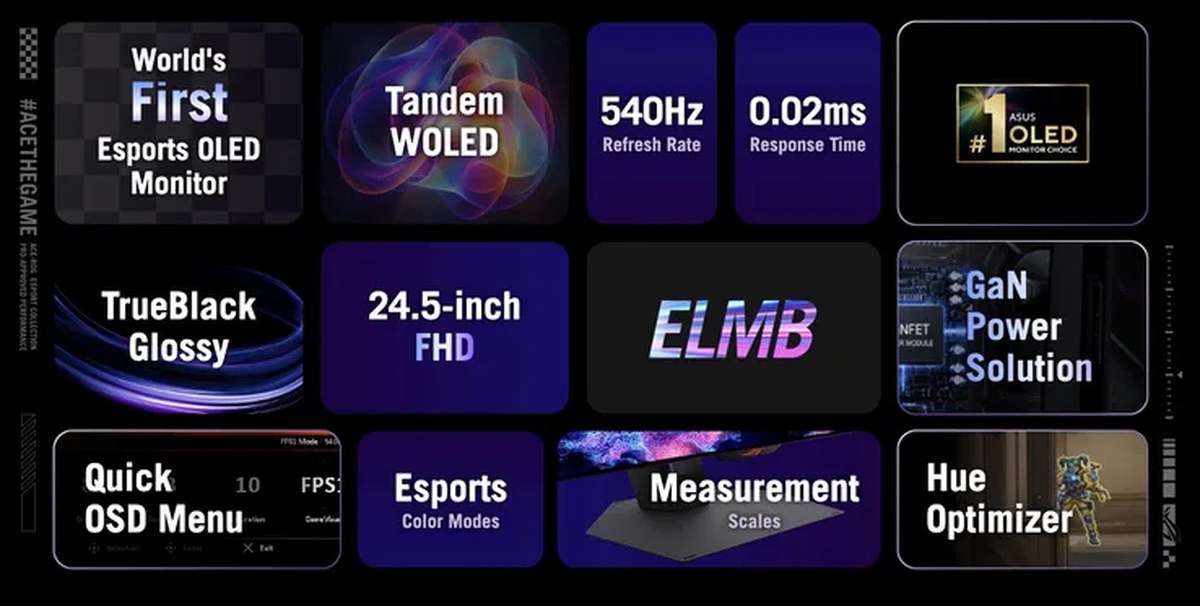 Asus confirms pricing for new 540 Hz and 1,700-nit OLED gaming monitor