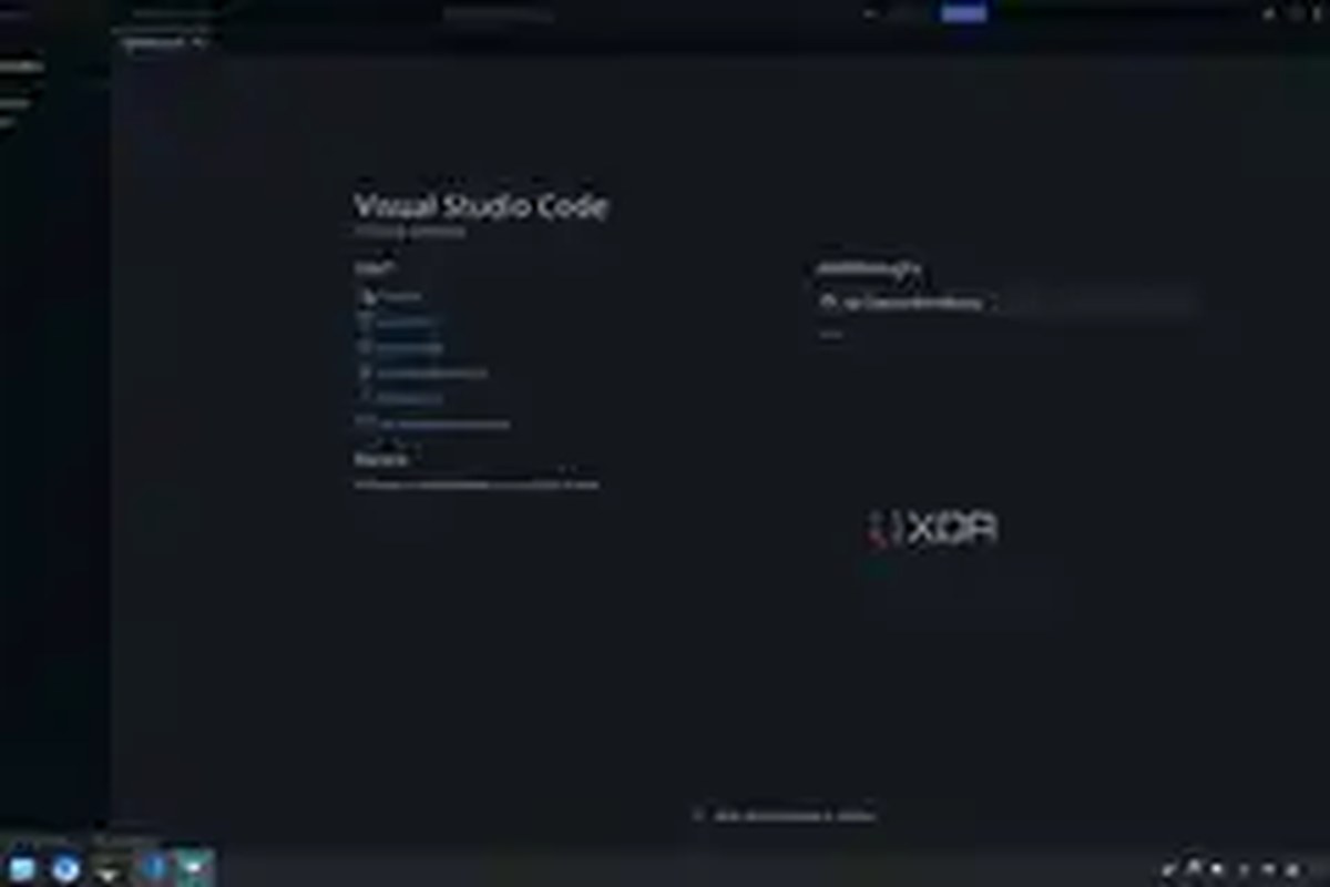 VS Code Home Page