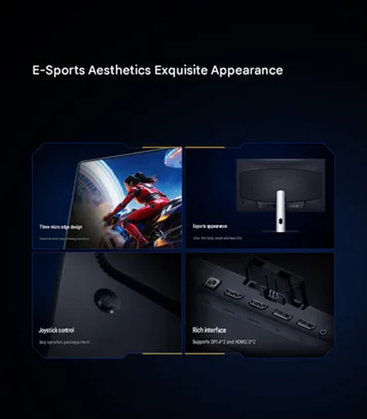Design highlights of the monitor (machine translated)
