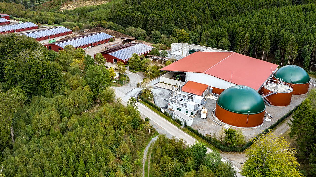 Anaerobic digester system in Germany