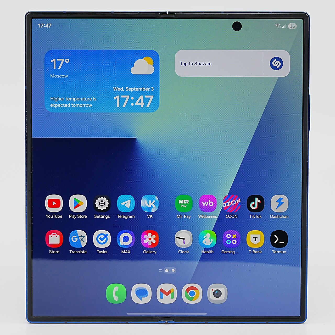 Samsung Galaxy Fold7 Main Screen (cropped)