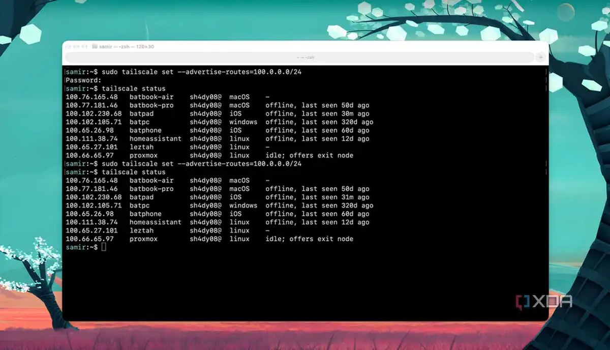 Subnet routing for Tailscale